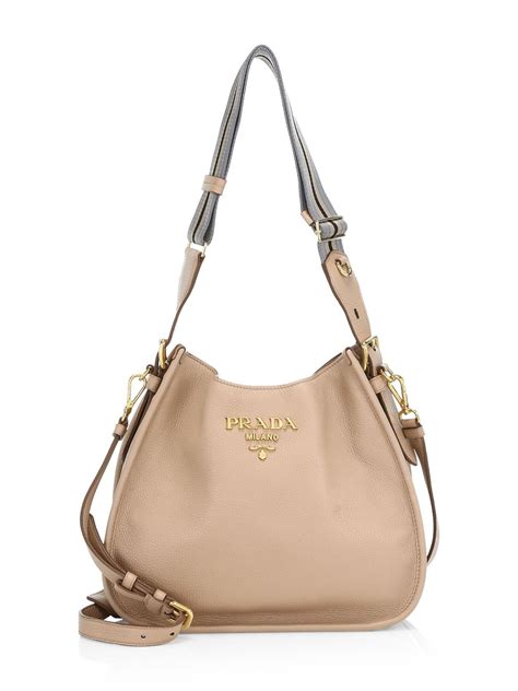 prada small daino hobo shoulder bag